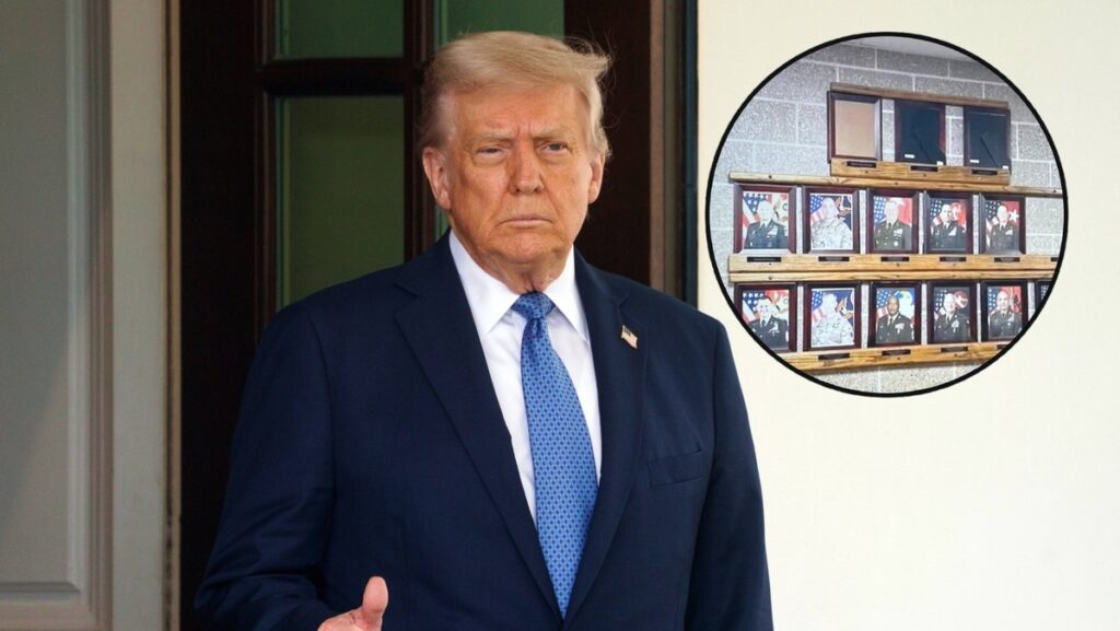 Dowódczyni bazy w armii USA zawieszona po incydencie z portretem Donalda Trumpa.